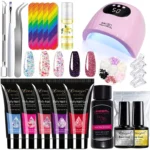 Poly Nail Gel Kit Uv Lamp Set Spu1019354548238 3