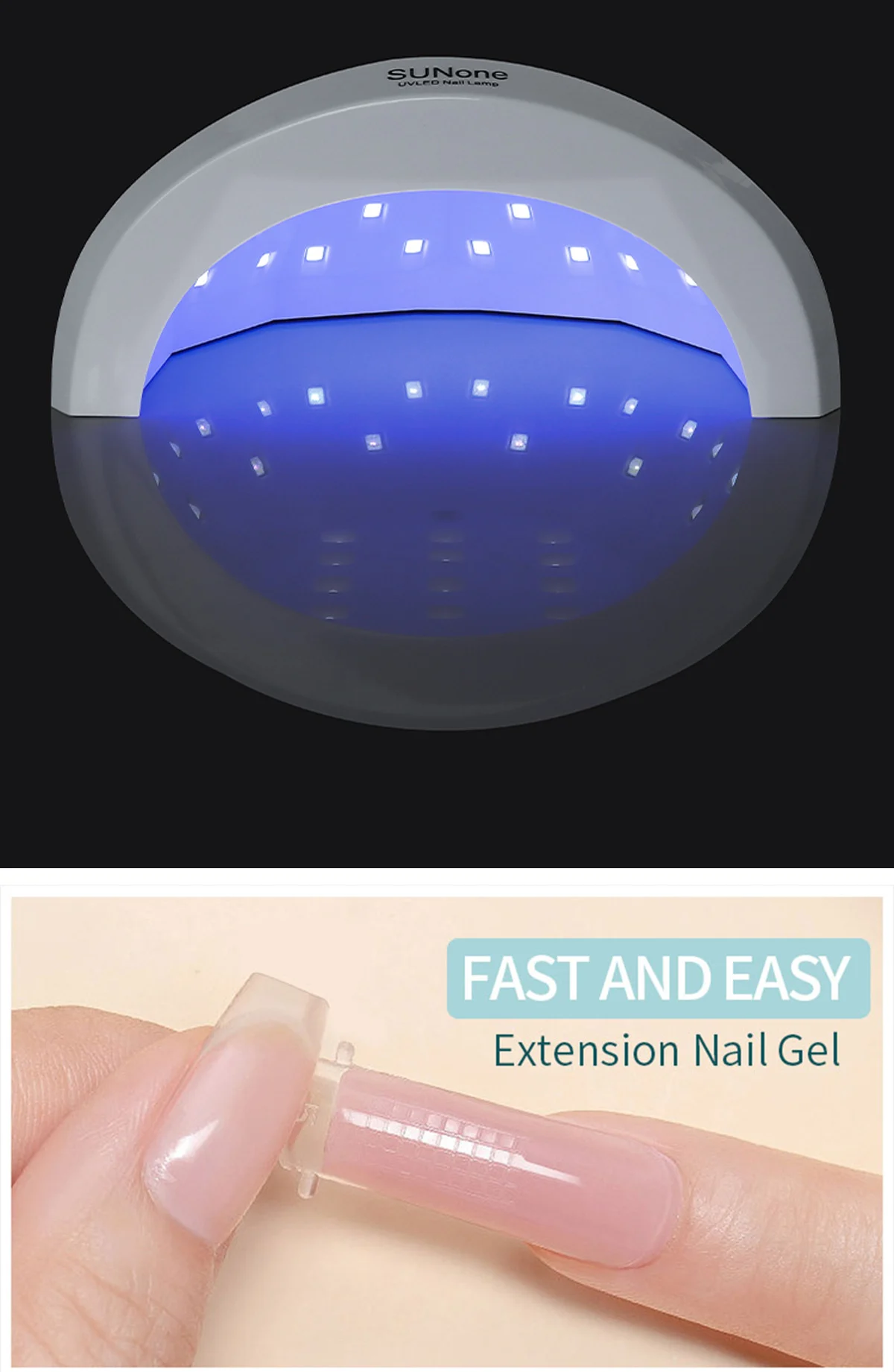 Poly Nail Gel Kit with UV/LED Lamp, Limegirl 5 Colors Professional Nail Extension Set for Beginners, Full Manicure Tool Kit with Rhinestones and Slip Solution 6 poly nail gel kit with lamp spu1016847708085 desc 6