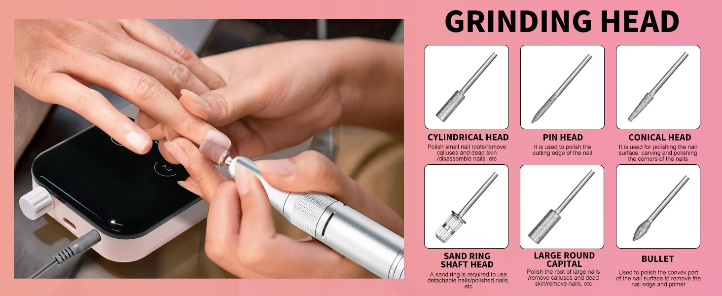 portable electric nail drill 45000rpm spu938580246747 desc 6