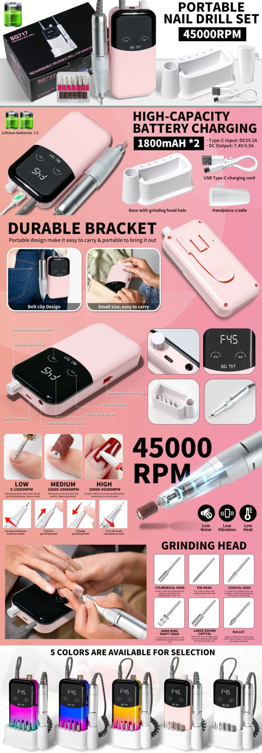 portable electric nail drill 45000rpm spu938580246747 desc 8 scaled