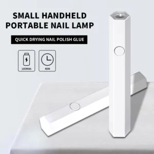 Portable Handheld LED Nail Lamp for Gel Polish Fast Drying 3W Mini UV Curing Light