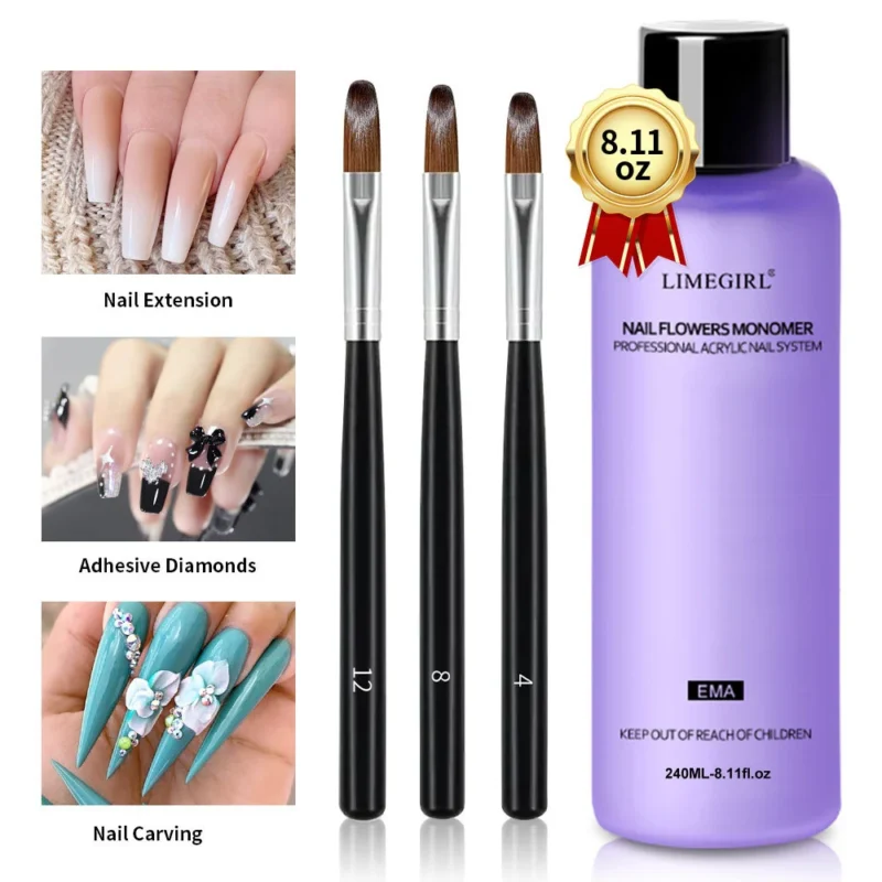 Professional Acrylic Nail Kit Monomer Set Spu824942912490 7