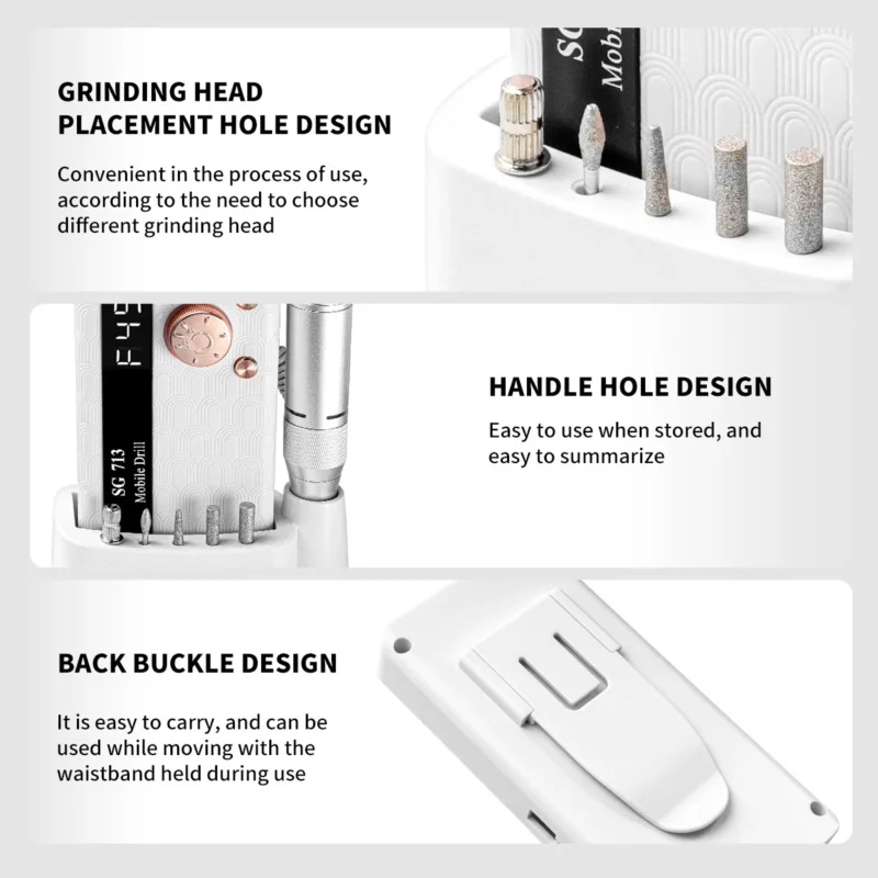 Professional Electric Nail Drill Machine 45000rpm Spu899924999046 4