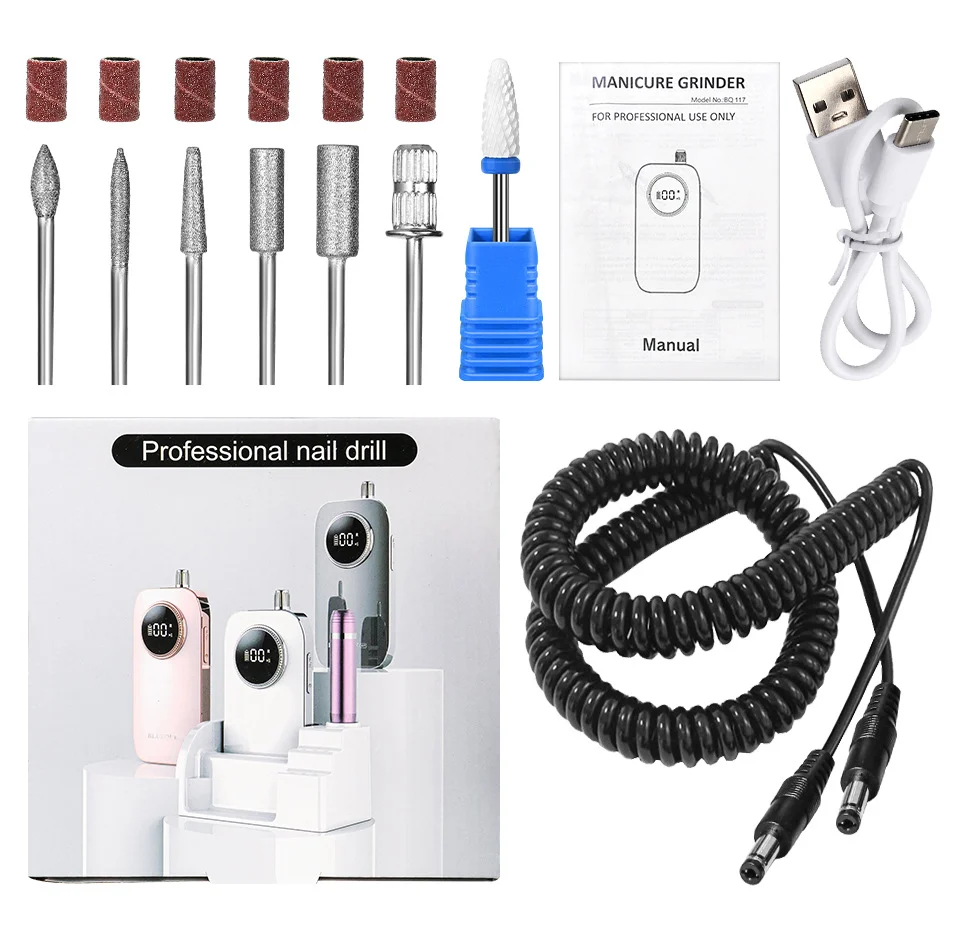 professional electric nail drill set rechargeable spu994490552750 desc 3