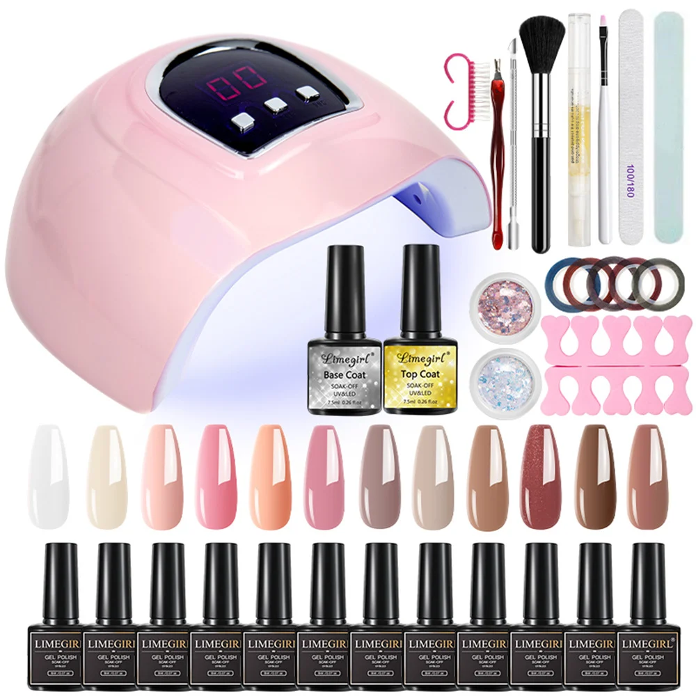 professional gel nail polish kit limegirl spu805635722788 desc 3