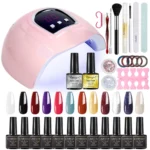 Professional Gel Nail Polish Kit Limegirl Spu805635722788 3