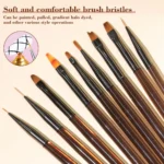Professional Nail Art Brush Set Spu995067433965 3