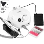 Nail Drill Machine 35000RPM Professional Electric Nail File for Acrylic Nails Manicure Pedicure Kit with Foot Pedal