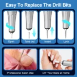 Professional Nail Drill Machine 45000rpm Spu829534681683 3