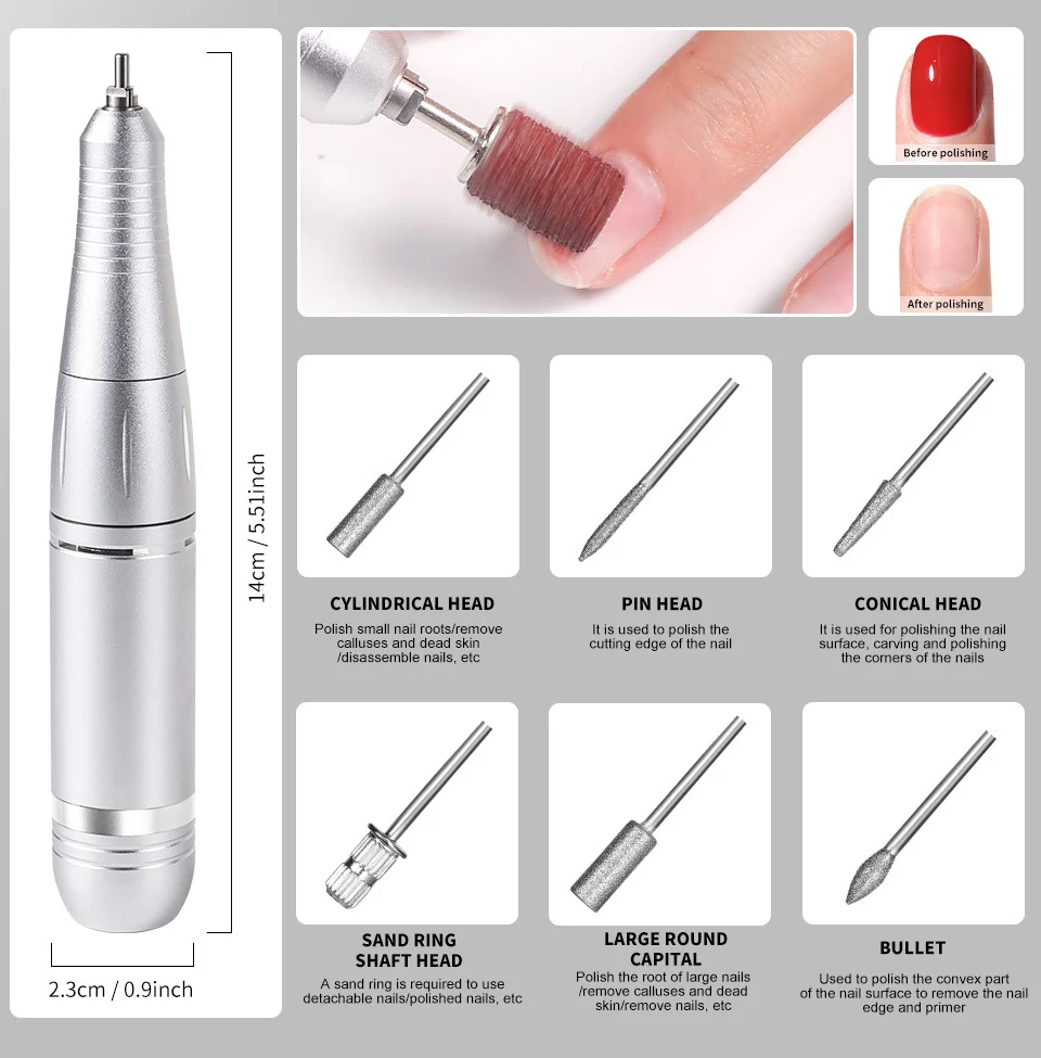 professional nail drill machine 45000rpm spu850115347949 desc 12