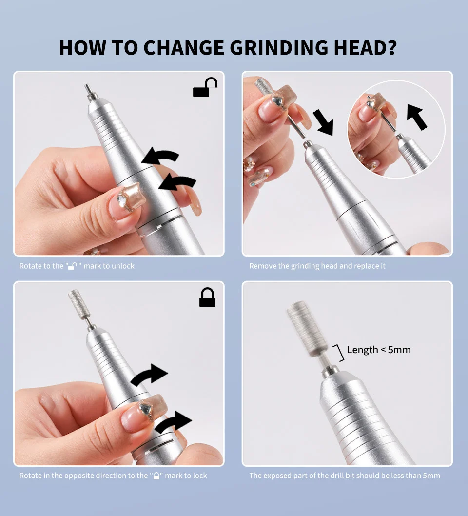 professional nail drill machine 45000rpm spu850115347949 desc 5