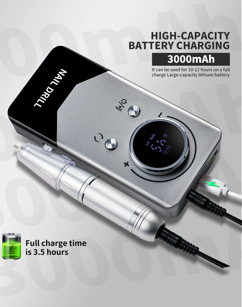 professional nail drill machine 45000rpm spu850115347949 desc 9