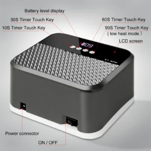 Rechargeable UV LED Nail Lamp SUNL8 Cordless Professional Gel Polish Dryer with 4 Timers and Infrared Sensor