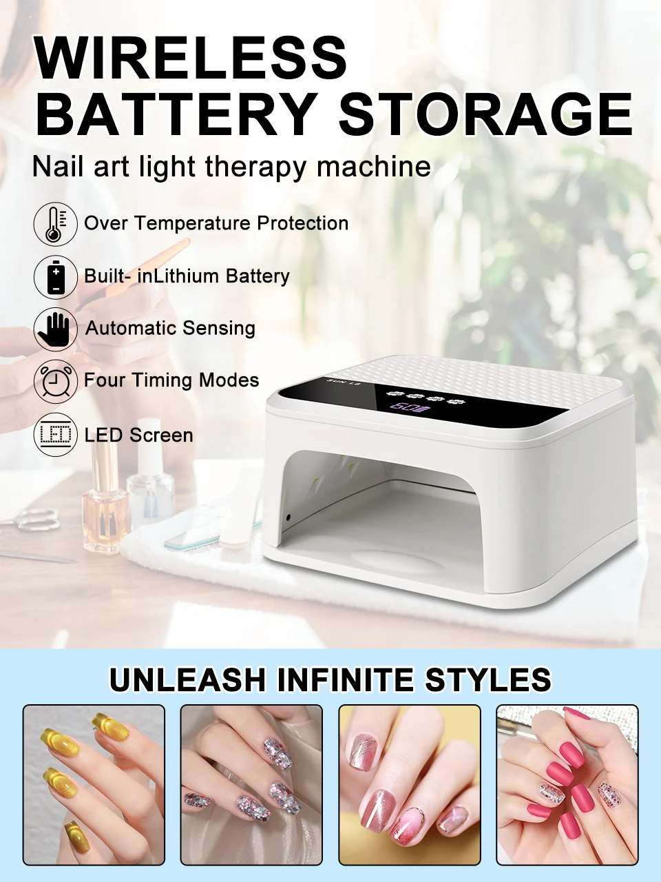 rechargeable uv led nail lamp sunl8 spu948212088287 desc 5