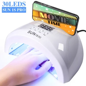 UV LED Nail Lamp SUN-1S Pro 48W Professional Gel Polish Dryer with Infrared Induction and LCD Display