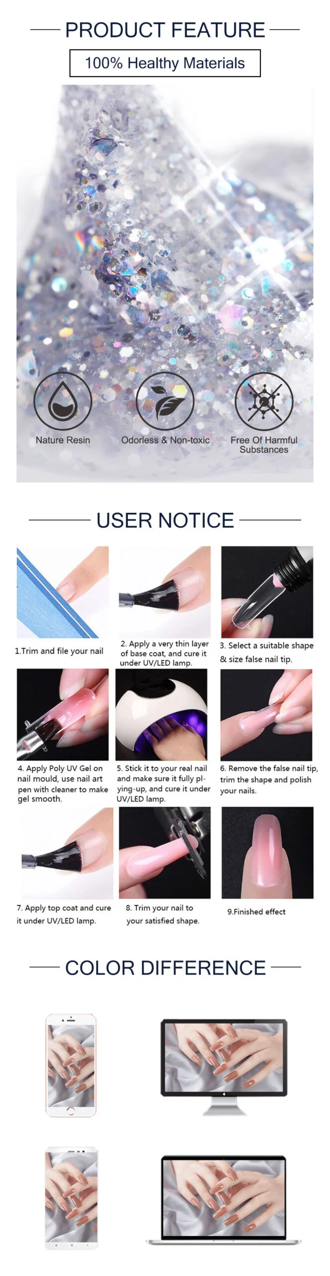 UV LED Nail Lamp SUNX5 Plus High Power Professional Nail Dryer with Smart Sensor 8 uv led nail lamp sunx5 plus dryer spu658341467796 desc 8 scaled