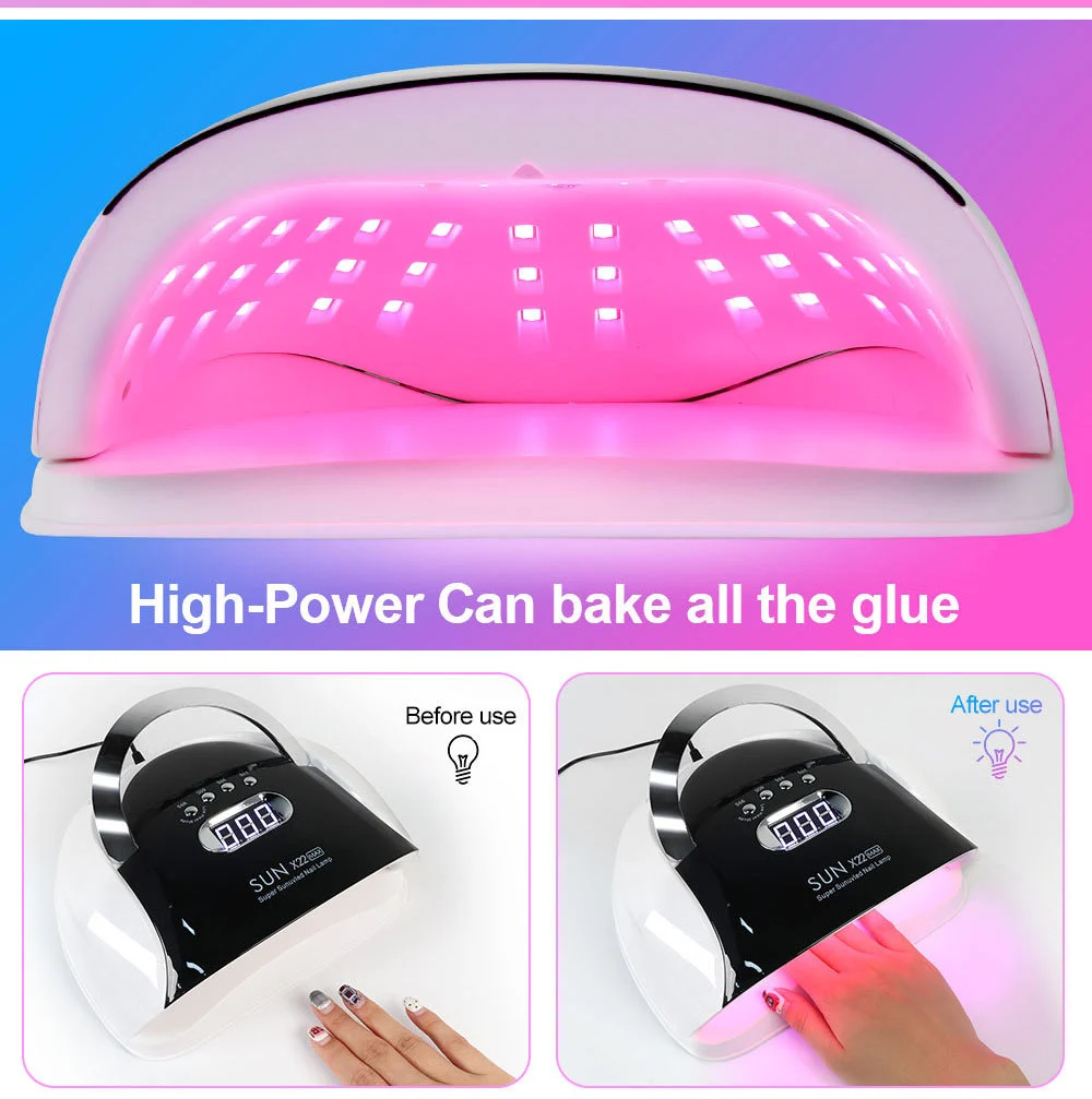 UV LED Nail Lamp X22 MAX 72 LEDs High Power Professional Gel Curing Light with Smart Sensor 3 uv led nail lamp x22 max spu989460738568 desc 3