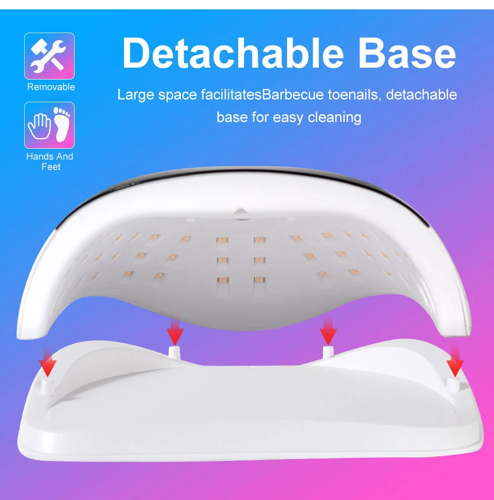 UV LED Nail Lamp X22 MAX 72 LEDs High Power Professional Gel Curing Light with Smart Sensor 4 uv led nail lamp x22 max spu989460738568 desc 4