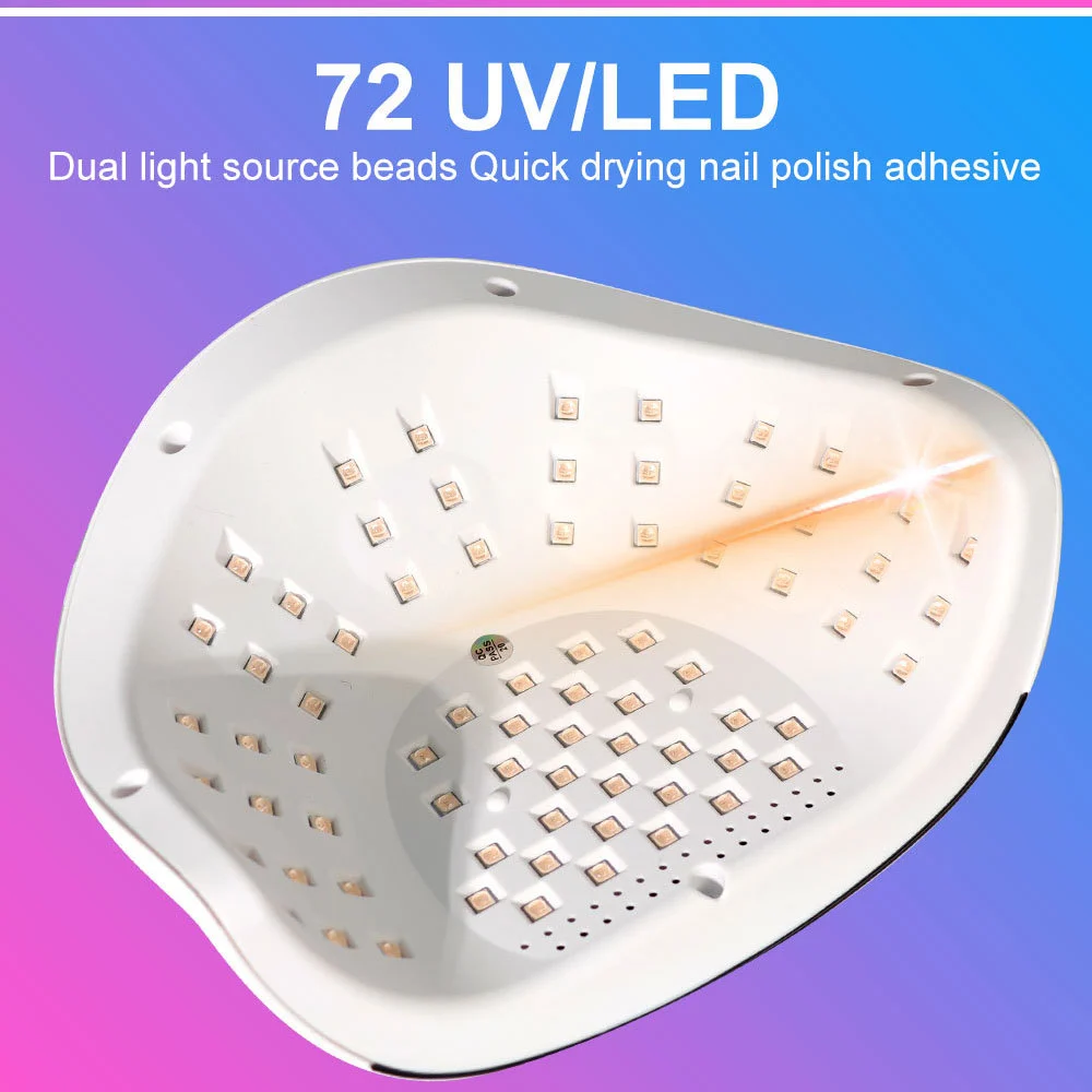 UV LED Nail Lamp X22 MAX 72 LEDs High Power Professional Gel Curing Light with Smart Sensor 5 uv led nail lamp x22 max spu989460738568 desc 5