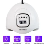UV LED Nail Lamp LIMEGIRL SUN X5 MAX 45 LEDs Professional Gel Polish Dryer with Smart Sensor and 4 Timer Settings